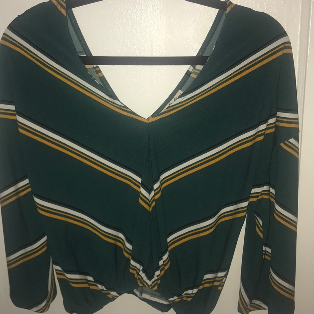 Express striped top